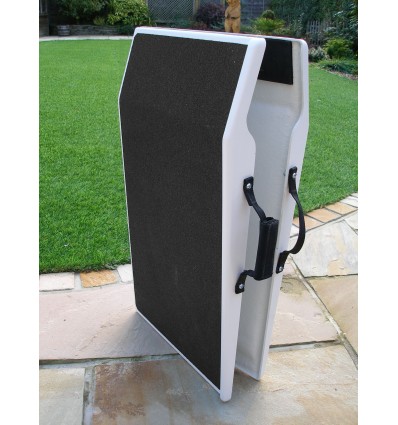 Rampe de voyage - PMR - Fibre de verre - Légère et portable - Charge 300 kg - Surface antidérapante_0