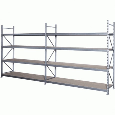 Rayonnage mi-lourd robuste – Charge de 300 à 1000 kg par niveau – Stockage de produits volumineux_0