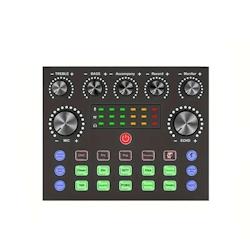 Table De Mixage Audio Externe Dorée Avec Modulateur De Voix Et Bluetooth YONIS - 3615616946801_0