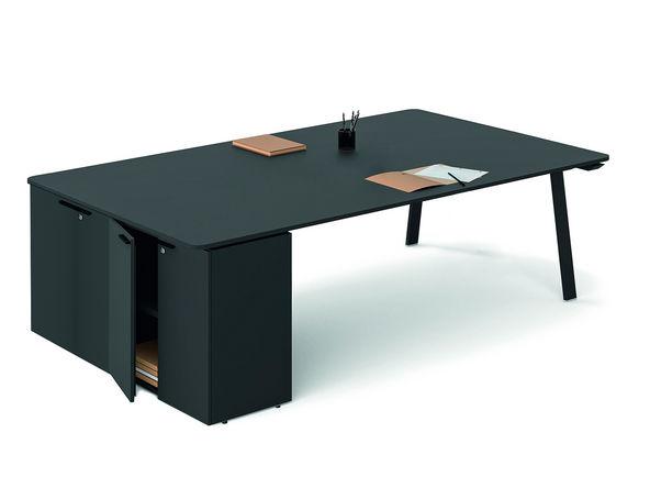Table de travail Gradia Plus - idéal pour coworking tendance - 6 dimensions et 10 finitions disponibles_0