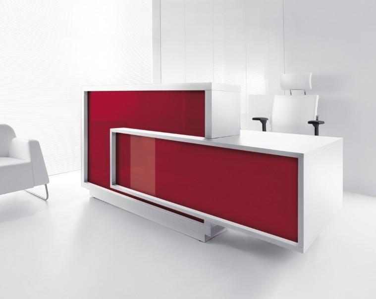 Bureau d'accueil original modèle Foro - MDD - Bordeaux, Blanc, A droite_1