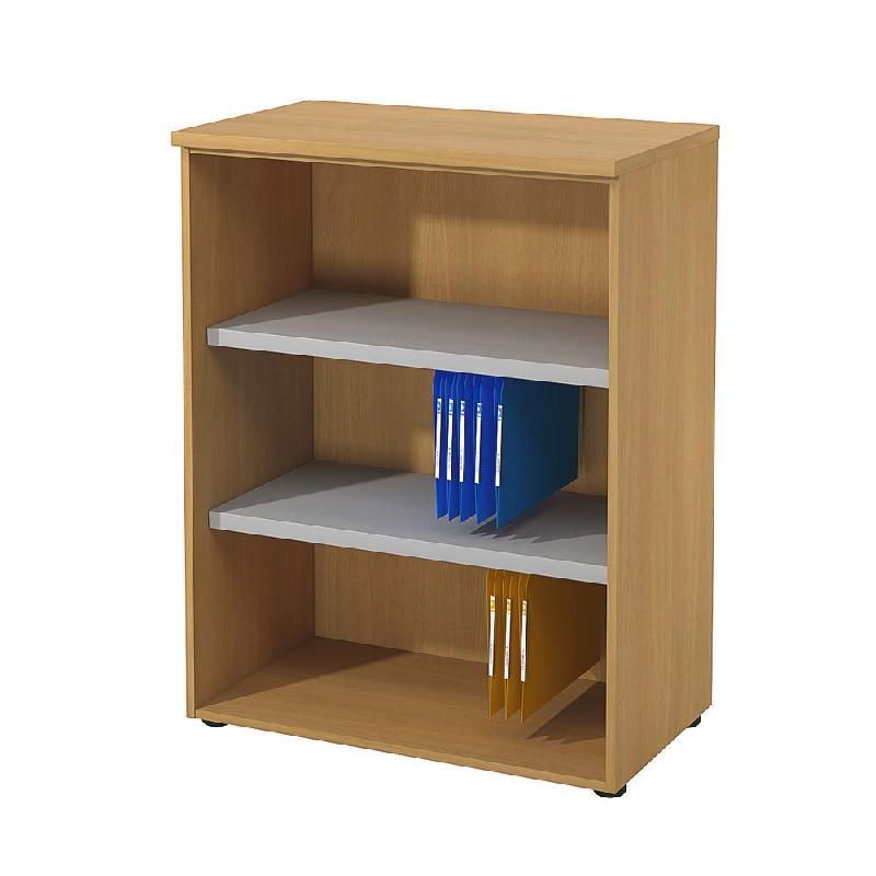 MEUBLE MI-HAUTEUR NF ENVIRONNEMENT SANS PORTES - H.104 X L. 80 X P. 48 CM - HÊTRE