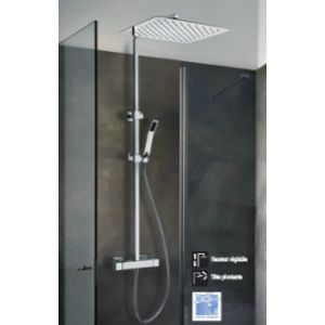 COLONNE THERMOSTATIQUE  -  DOUCHE DE TÊTE LAITON 300 PAÏNI FRANCE