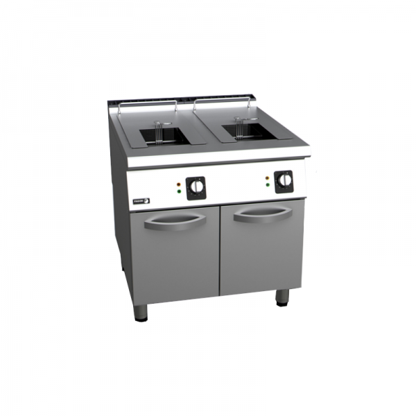 Friteuse professionnelle gaz inox 2 bacs de 15 litres fagor f-g9215-ng_0