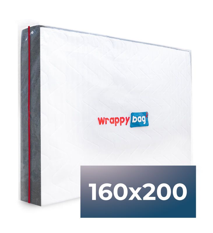 Housse wrappybag® en plastique pour matelas queensize - wrappybag - taille 160 x 200cm_0