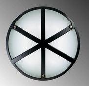 Luminaire décoratif Rueda - compact avec grille 6 branches en aluminium - IK10+3/120 joules - IP65_0