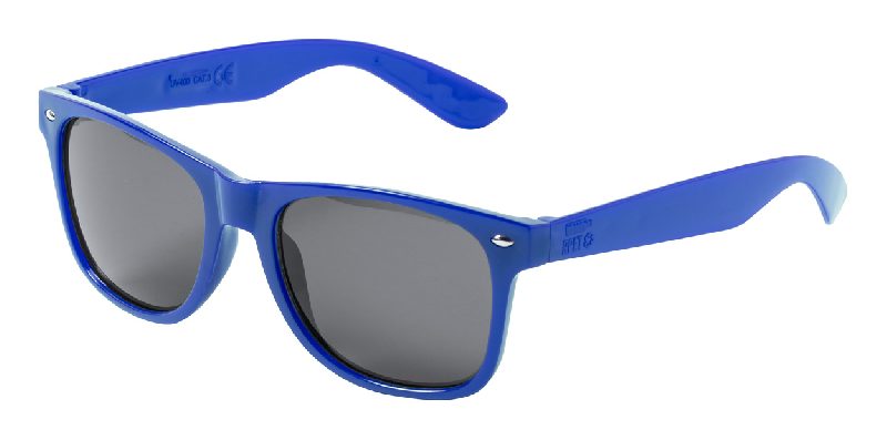 Lunettes de soleil en RPET - Protection UV 400 - Couleur bleu - 25g_0