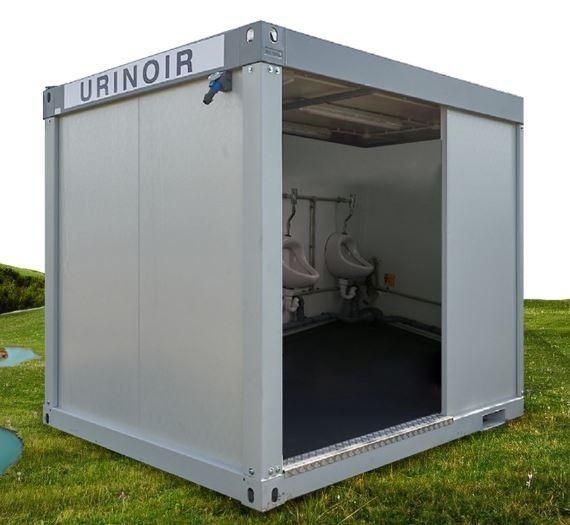 Modulaire 8 urinoirs - en location - Sebach - 2 lave-mains muraux - céramique sanitaire_0