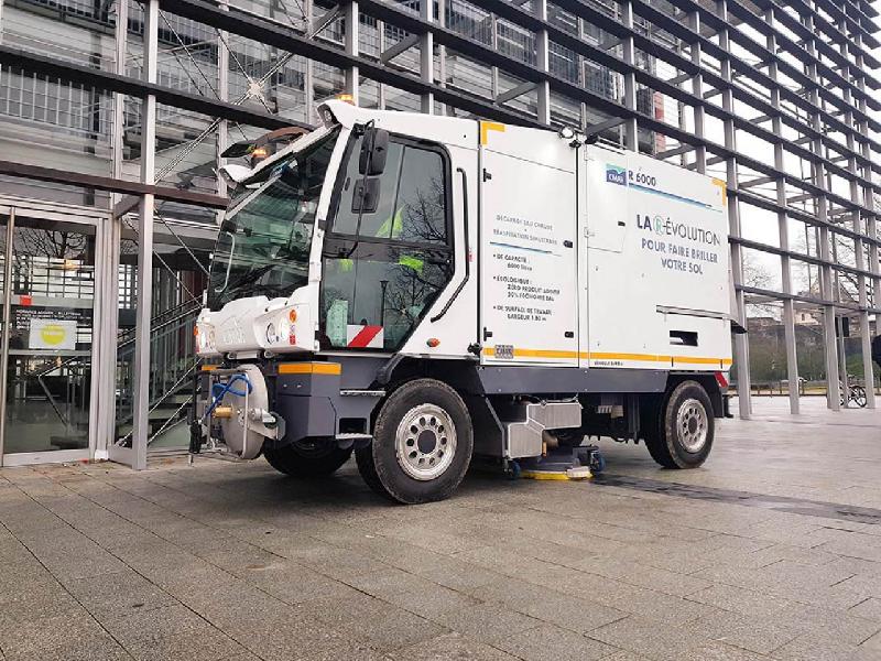 Nettoyeur eau chaude grande capacite R6000 avec reaspiration - DULEVO - CMAR - Gaz_0