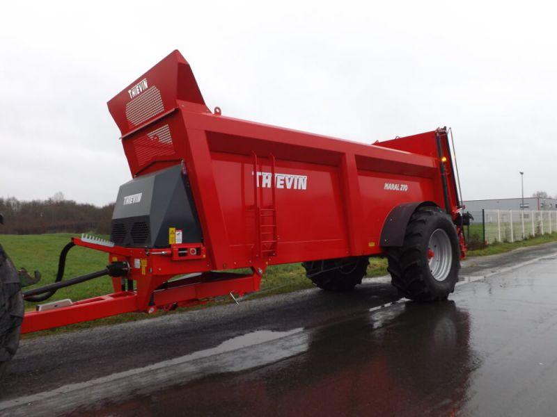 Épandeur à fumier MARAL 210 - Thievin - Simple essieu 21m³, PTAC 15,7 T, roues 650/75 R32_0