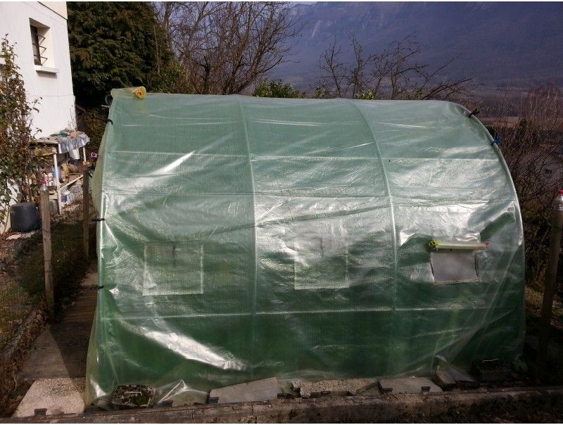Pk0033 - bâche transparente largeur 3 m, longueur 9 m (3 x 9 m) pour serre de jardin, pebd - bâches direct - 150 microns_0