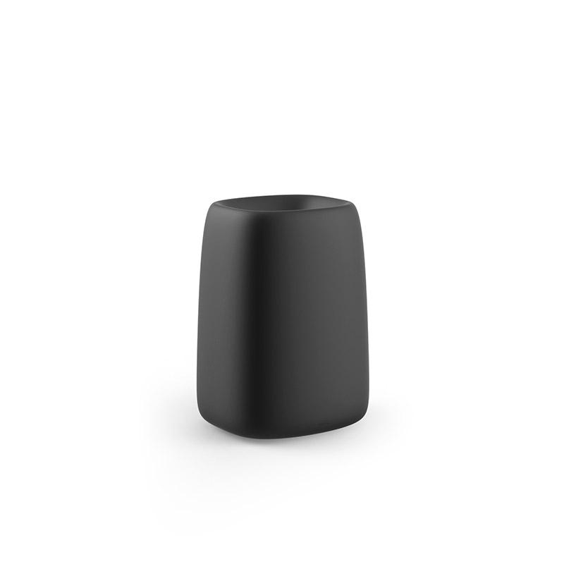Pot de fleurs Organic Cuadrada Alta - VONDOM - design en polyéthylène résistant pour extérieur_0
