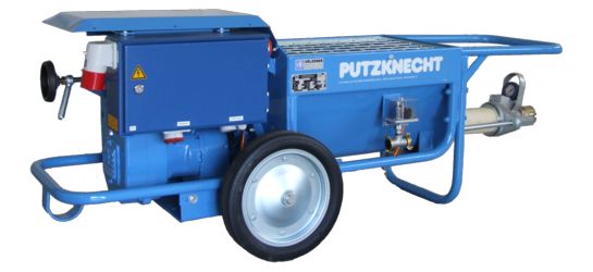 Putzknecht S30-R210-HD40 - Machine à projeter Uelzener - Pompe à mortier et pompe à vis avec trémie 80L_0
