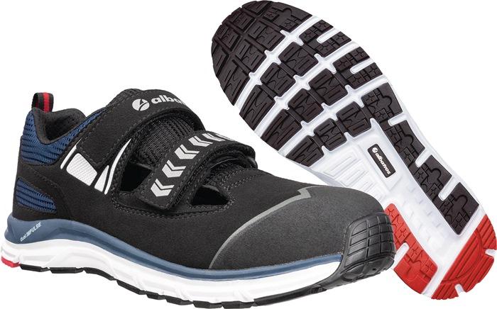 Sandale de sécurité jetstream impulse low pointure 41 noire/bleue microfibre s1p esd hro sra en iso 20345 albatros_0