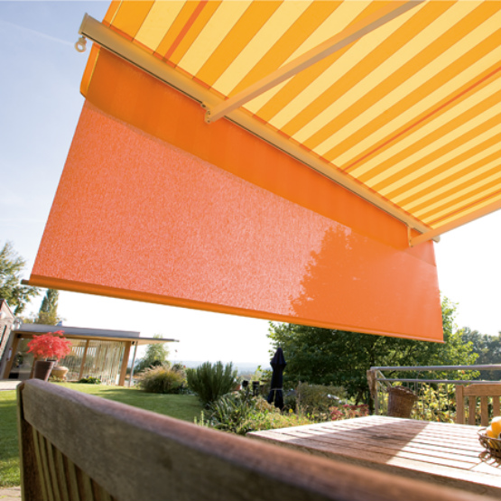 Store banne monobloc - Robuste et élégant avec lambrequin - Largeur jusqu'à 30 m - Avancée jusqu'à 5 m_0