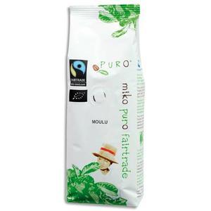 Puro - Paquet de 250g de café bio moulu 100% arabica - Origine agriculture biologique - Arôme doux_0