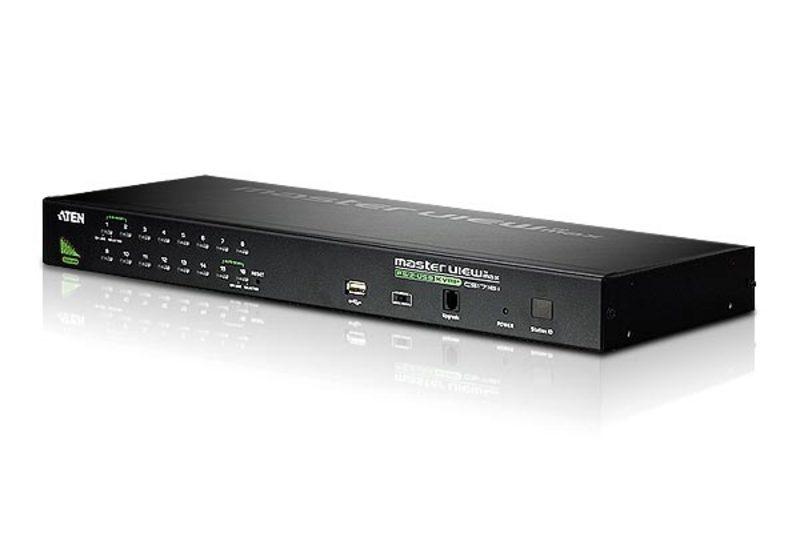 KVM Switch Aten CS1716A - USB et PS/2 - Virtual Media - 16 ports - 19 pouces - Résolution 2048 x 1536 pixels_0