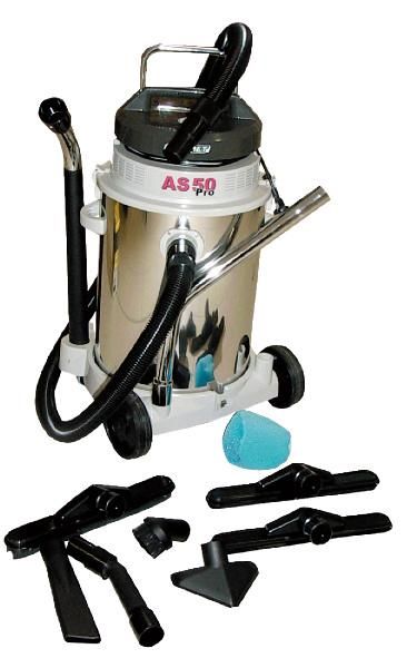 ASPIRATEUR COMET EAU/POUSSIERE CUVE ACIER INOX 50 L