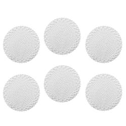 Aulica Dessous De Verre Rond Argent - Lot De  6 - 873501_0