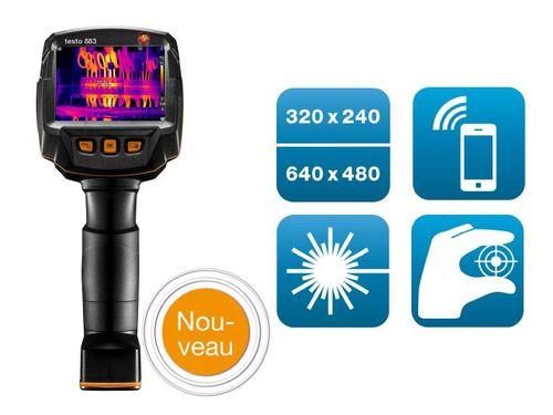 Caméra thermique - 320 x 240 pixels - 30x23° - 1.7mrad - 40mk - mise au point manuell - TES883-1_0
