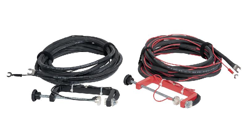 CHAUVIN ARNOUX - Jeu de 2 cordons Kelvin 200A 6m avec connexion serre-joints pour microohmmetre 200A CA 6292_0