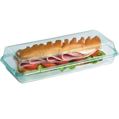 COFFRET REPAS SOLIA ATLAS TRANSPARENT 1/3 (VENDU PAR 100)