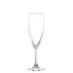 De 12 flûtes à champagne trempées Merlot 15 cl -  Boite Transparent Rond Verre Vicrila - transparent verre 8436536680652_0