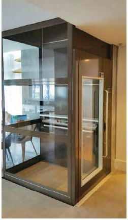 Élévateur compact CIBES A5000 adapté aux bâtiments existants