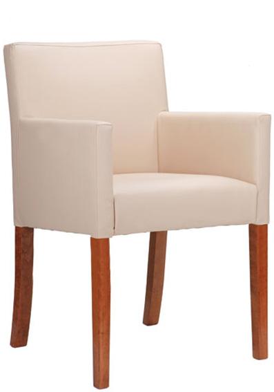 Fauteuil Yola S - Structure hêtre massif teinté/laqué - Assise large et confortable - Série VARIA_0