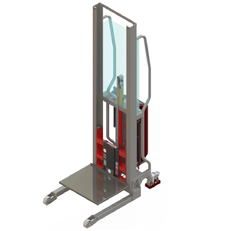 Gerbeur semi-électrique avec plateau inox_0