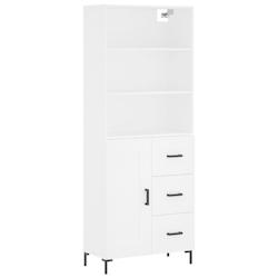 Helloshop26 - Buffet bahut commode armoire meuble de rangement organisateur cuisine salle de séjour salon haut 69,5 x 34 x 180 cm 02_0032683 - 300021_0