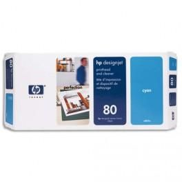 HP CARTOUCHE JET D'ENCRE CYAN C4821A NO 80