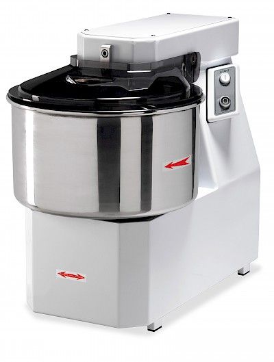 Linea KTE - Pétrin professionnel à spirale - GGF SRL - tête relevable et cuve amovible_0