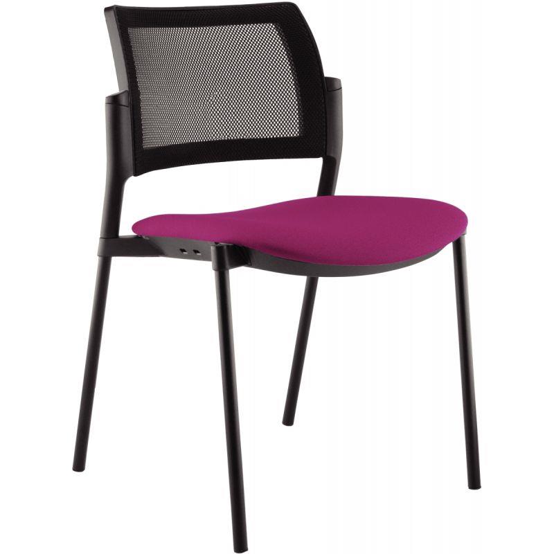 Lot 2 chaises dos mesh magenta - 240815_0