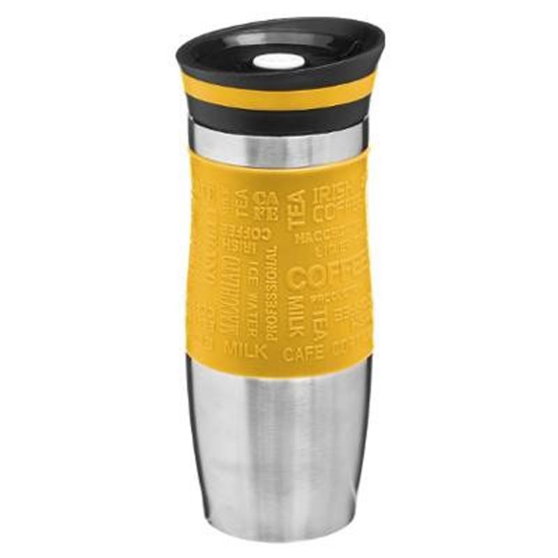 Mug isolant Colors 35cl jaune - Acier - Paris Prix_0