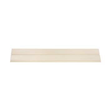 Profilé FlexiSlot® - Ivoire similaire à RAL 1015 - Mur modulable à éléments lamellés en plastique_0
