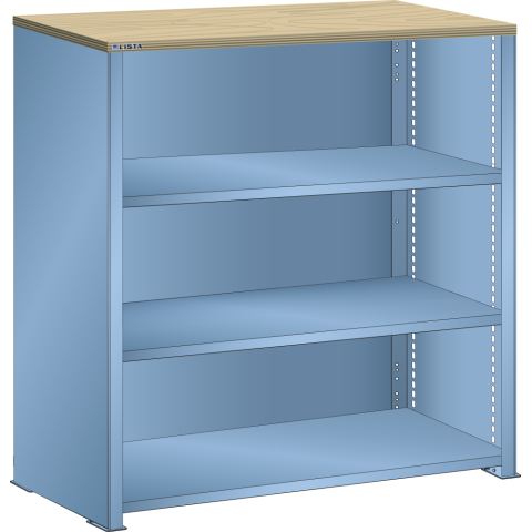 RAYONNAGE UNIVERSEL LISTA L 1006 - H 110 X L 100 X P 35 - MULTIPLEX BLEU CLAIR RAL 5012