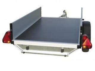 Remorque aluminium 200 FRANC SF - Ridelles double paroi amovibles - Essieu 750 kg_0