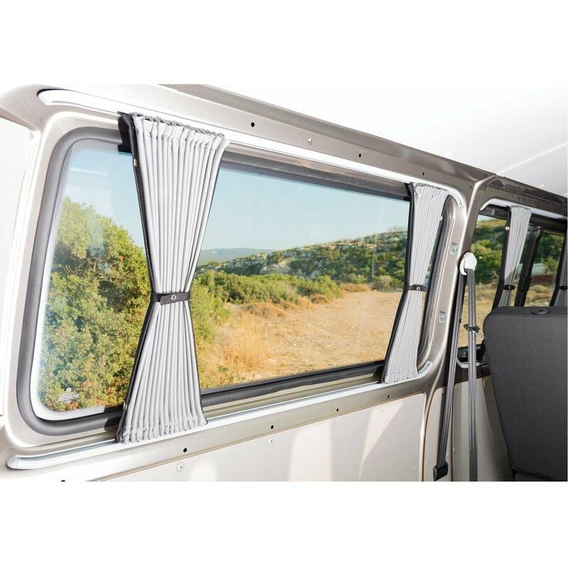 Rideaux De Porte Hayon Pour Citroen Jumper H3 Protection Solaire Rouge