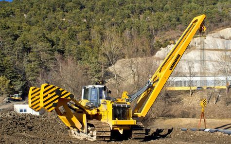 RL 66 - Poseur de canalisations - Liebherr Mining Equipment Colmar - Poids en ordre de marche 59 350 - 59 900 kg - Puissance et innovation de génération 4_0