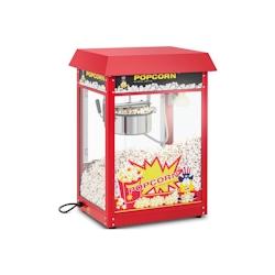 Royal Catering Machine à Popcorn Professionnelle 1500 W, Rendement: 5 Kg/h ou 16 l/h, Diamètre de la Marmite antiadhésive 18 cm, Rouge Cinéma - ro_0