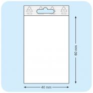 Sachet en plastique - relicoil - ouverture par le  coté 40 mm - ref666_0