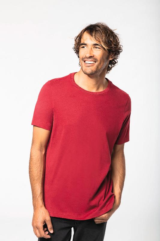 T-shirt vintage manches courtes homme - Réf: KV2106 - 100% coton, look unique et tendance Kariban_0