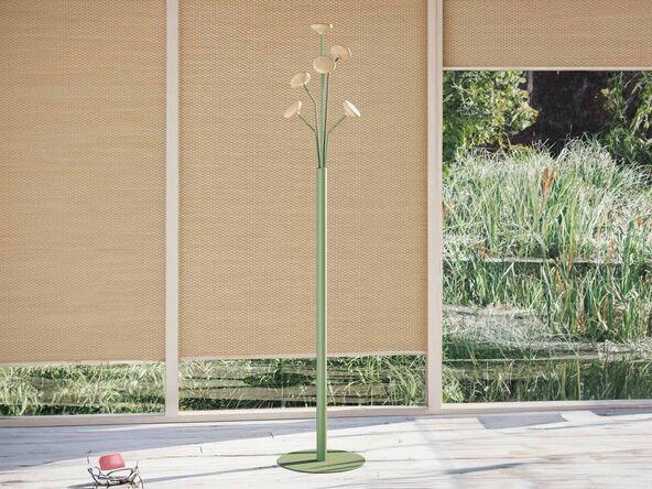 Porte-manteaux Lotus avec 6 patères bois fabriqué en France_0