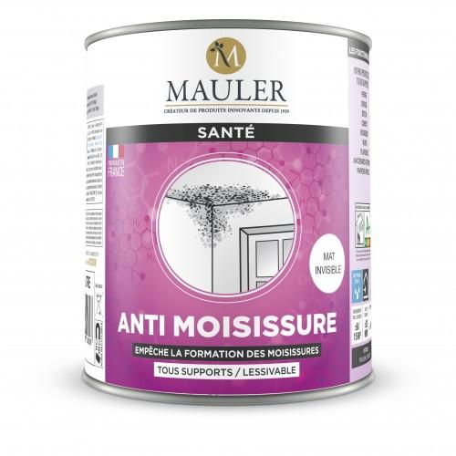 ANTI MOISISSURE VERNIS MULTISUPPORTS MUR, BOISERIE, SUPPORT PEINT - 1L INCOLORE MAULER