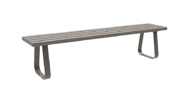 Banquette étroite - gamme Azur - mobilier urbain design et léger_0