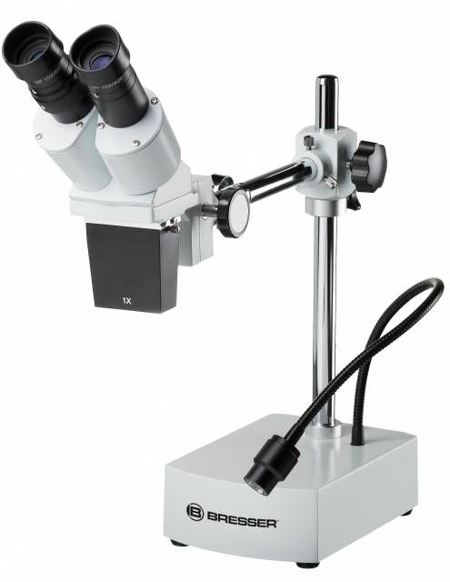 Loupe binoculaire Bresser Biorit ICD CS - stéréo LED - grande distance de travail et bras pivotant_0