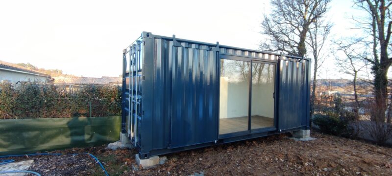 Bureau préfabriqué - Container aménagé de 20 pieds - Isolation extérieure/intérieure - 14m² personnalisable - In'BOX_0