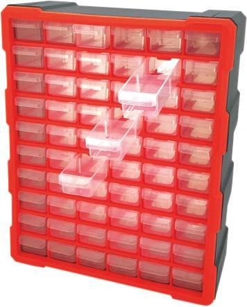 DRAKKAR EQUIPEMENT - Casier de rangement - 60 compartiments - 47x38x16cm - Fixation murale possible - Réf. 72561_0