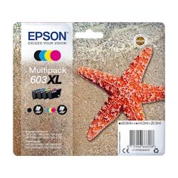 Epson 603XL Pack de 4 Cartouches d'Encre ORIGINALEES - C13T03A64010 - multicolore 000000170015441539_0